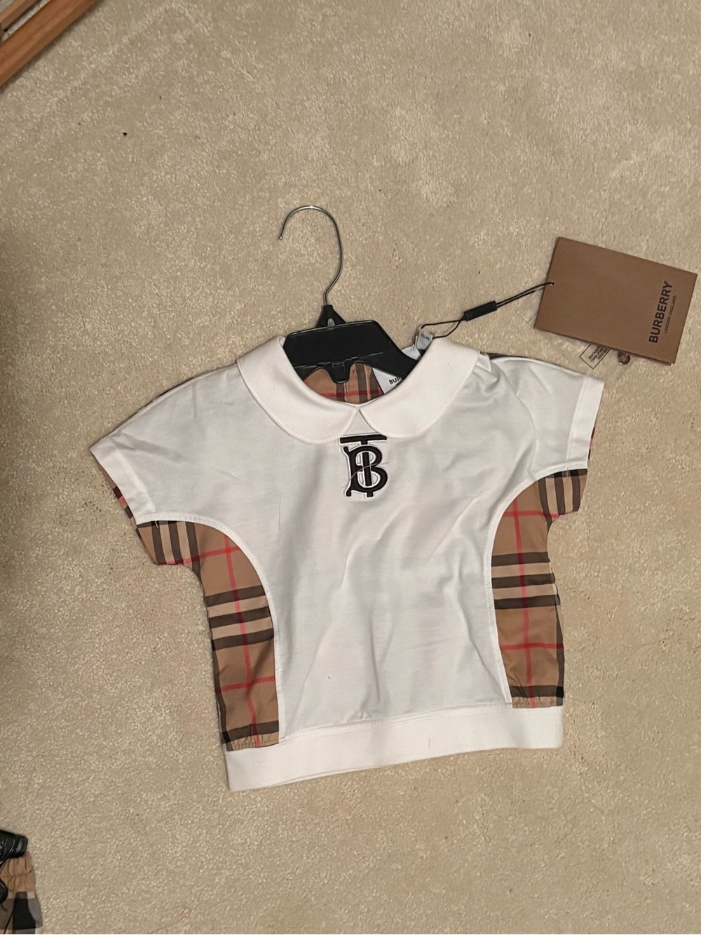 Burberry two piece Vintage Check Panels
